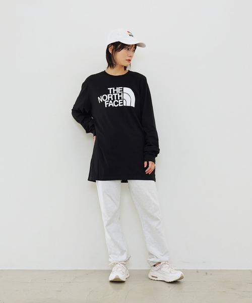 THE NORTH FACE L/S SIMPLE DOME TEE ロングTシャツ 海外限定 THE NORTH FACE tシャツ 「 海外流通モデル 」 / ノースフェイス