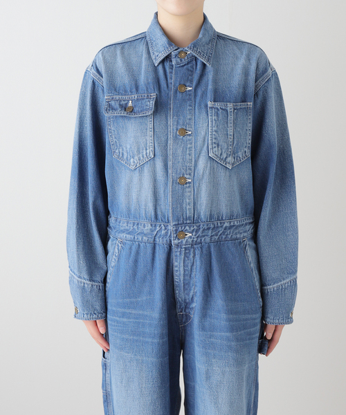 アンスクリア INSCRIRE イエナIENA デニムオーバーオール INSCRIRE