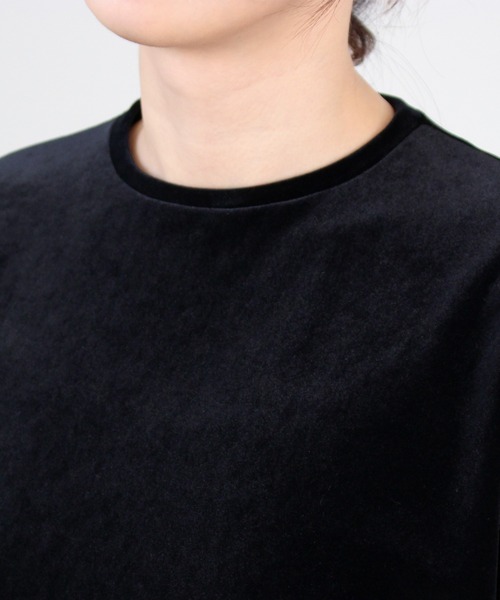 COUDRE ベロアクロップドロンT tシャツ ベロアクロップドロンT レディース : ZOZOTOWN Yahoo!店