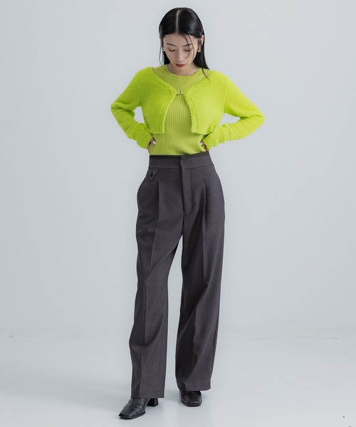 新品UNITED TOKYO タフタポイントストレートパンツ UNITED TOKYO パンツ タフタポイントストレートパンツ