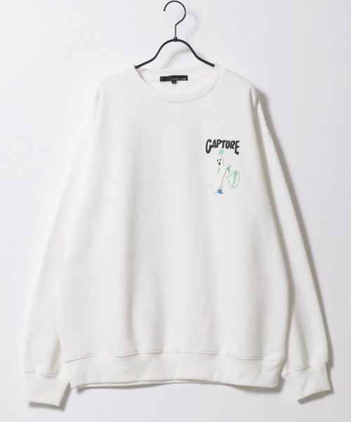 スウェット・トレーナー Belton Over Sweat Shirt (3color) Prime-Over Chemical Over-Dye Sweat Crew Knit Pullover