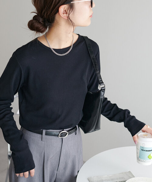 tシャツ 「WEB限定」リブシアーロングスリーブ レディース | Discoat | 17