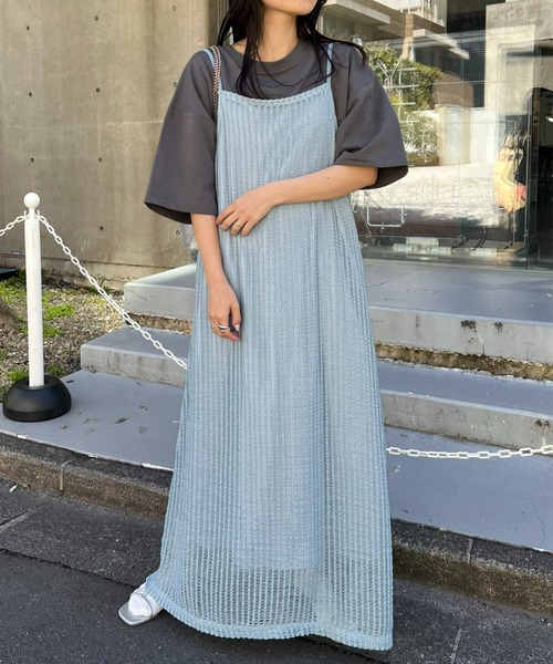 CIAOPANIC TYPY ワンピース 「新色追加」メッシュキャミライン