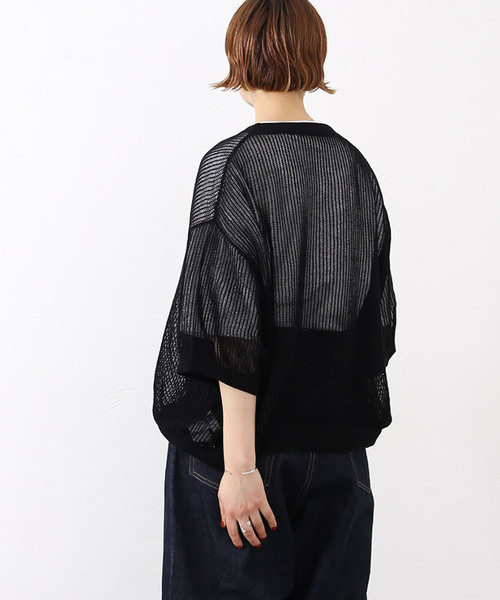 最終値下　JOURNAL STANDARD LUXE メッシュクルーネックT JOURNAL STANDARD LUXE tシャツ Tシャツ 「追加」メッシュ