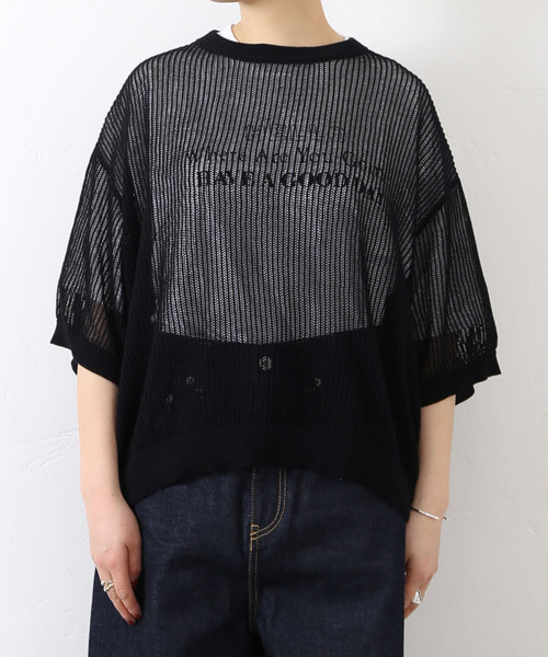 journal standard luxe メッシュ クルーネックTシャツ