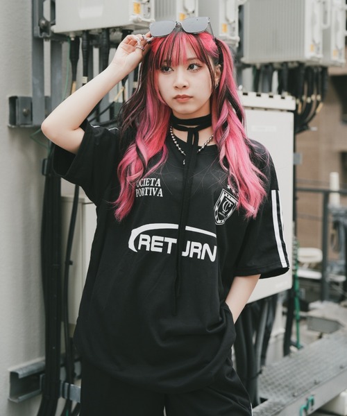 FUBU ゲームシャツ VネックTシャツ＆ショートパンツ セットアップ