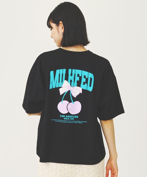 MILKFED. - ◆美品　MILKFED Tシャツ カットソー プルオーバー リミテッド 店舗限定 MILKFED. - ◇美品 MILKFED Tシャツ カットソー プルオーバー