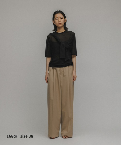 tシャツ SHEER RAYERED TEE レディース メンズ M TO R tシャツ SHEER RAYERED TEE レディース メンズ