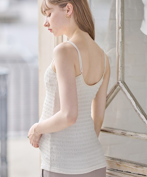 【美品】ビームスマタニティボトム　マタニティオールインワン Rosemadame マタニティ 肩紐のびのび授乳ジャガードキャミソール