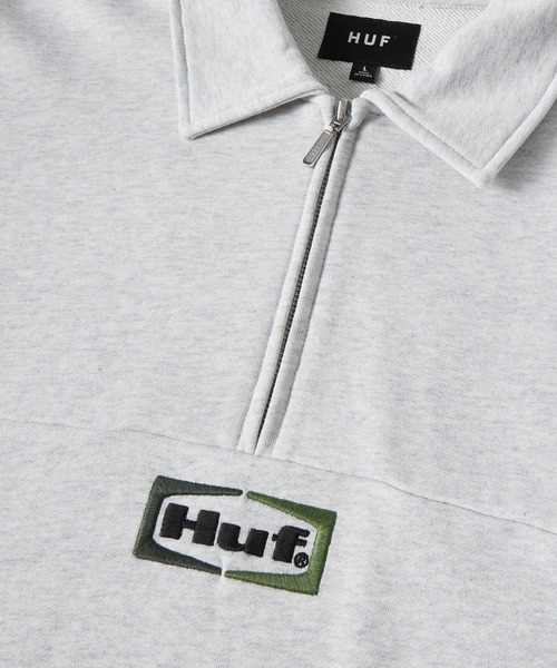 HUF トレーナー スウェット SLATE QUARTER ZIP FLEECE / ハフ 1