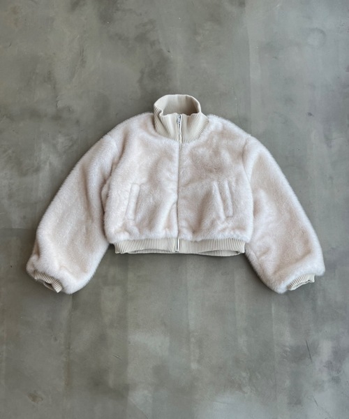 ✨️新品✨️ ファーコート ショート丈 shaggie ファーブルゾンジャケット/ファーコート（ブルゾン）｜SHAGGIE