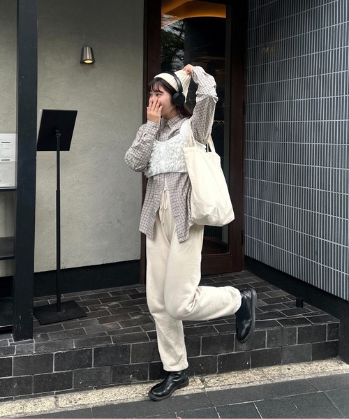 lawgy タンクトップ ノースリーブ loop design bustier / ループ