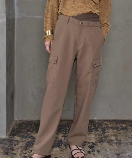 [ミュエルシック] パンツ ロワールパンツ レディース 263560019 モカ ミュエルシック] パンツ ロワールパンツ レディース 263560019
