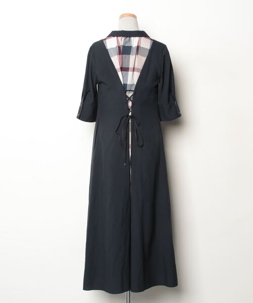 BLUE LABEL CRESTBRIDGE 半袖ワンピース ひざ丈 ブルーレーベルクレストブリッジ BLUE LABEL CRESTBRIDGE 半袖