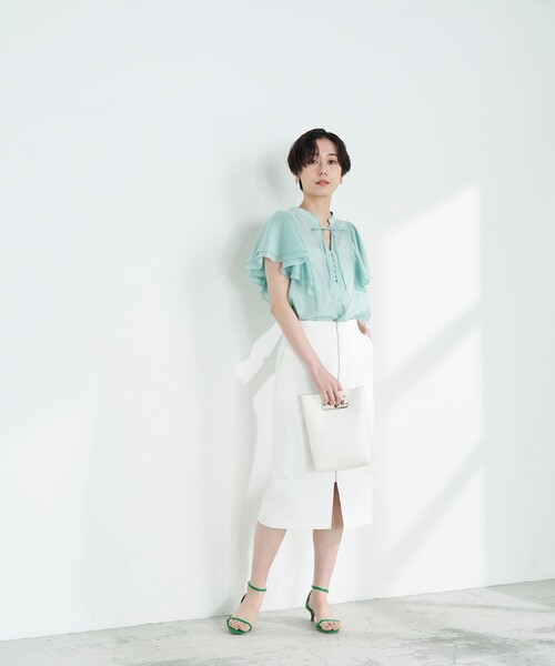 「NOLLEY'S Sophi」 ノースリーブブラウス 36 オフホワイト レディース NOLLEY'S Sophi 「NOLLEY'S Sophi」 ノースリーブブラウス 36