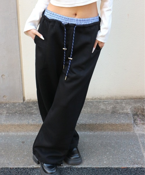 ALLuRing ChaRm スウェットパンツ ジャージ Double Waist