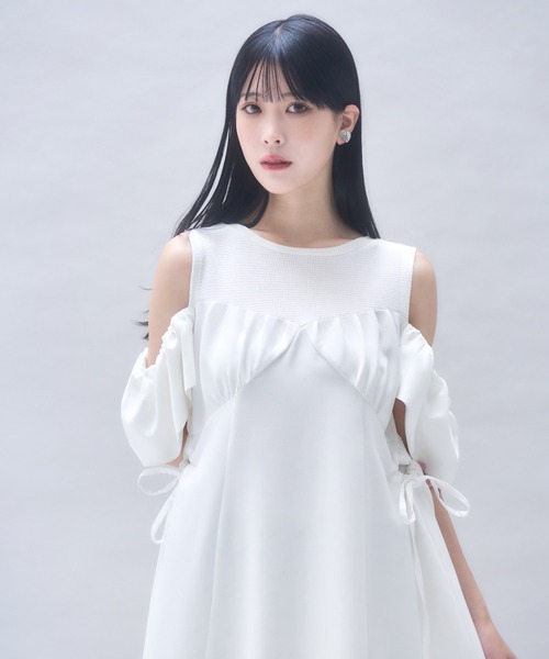 ANEW✖️ワンピース・靴下セット mellowneon ワンピース 4wayドッキングワンピース/ペチコート