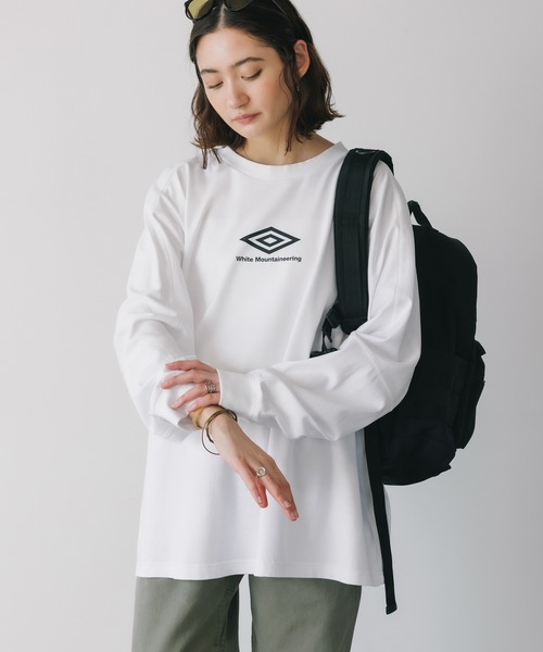 UMBRO ホワイト 長袖シャツ Lサイズ UMBRO ホワイト 長袖シャツ Lサイズ - メルカリ