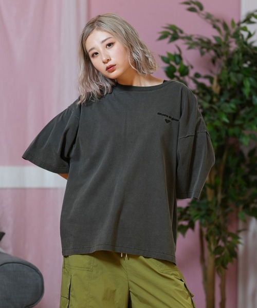tシャツ 「ゆったりシルエット」ROXY/ロキシーハイビスカスTシャツ RST252046 レディース ゆったりシルエット】ROXY/ロキシーハイビスカスTシャツ
