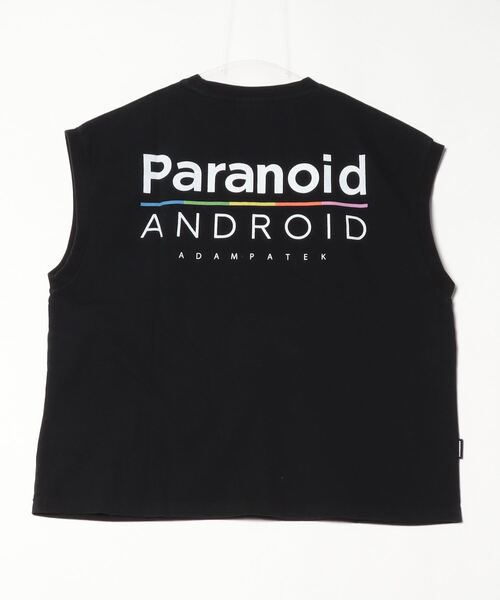tシャツ ADAMPATEK/paranoid sleeveless/パラノイドプリントノースリーブ(AP2514024) レディース メンズ ADAM PATEK tシャツ 「ADAMPATEK/アダムパテック」pparanoid