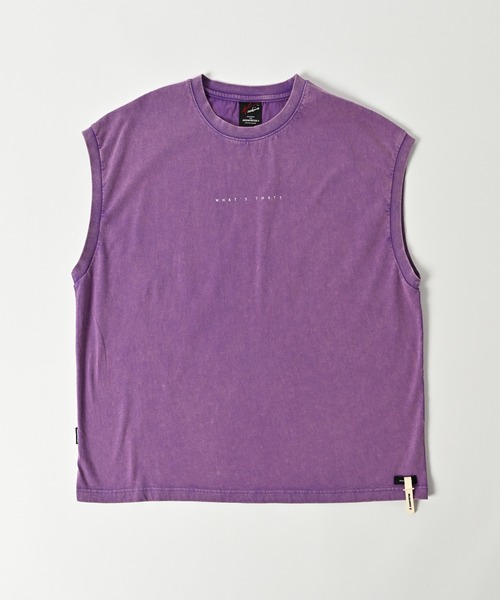 tシャツ 「ADAMPATEK/アダムパテック」pparanoid sleeveless/パラノイドプリントノースリーブ レディース メンズ ADAM PATEK tシャツ 「ADAMPATEK/アダムパテック」pparanoid