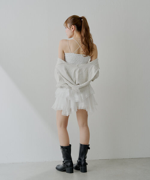 Chico キャミソール カップ付きフラワーキャミ : ZOZOTOWN Yahoo