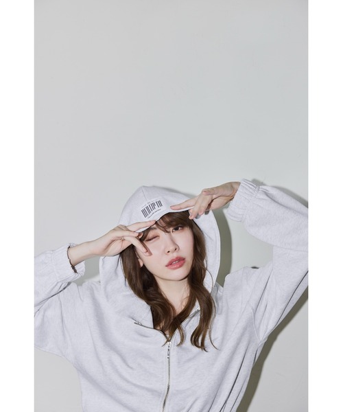 Her lip to 「Her to」 ジップアップパーカー FREE ピンク