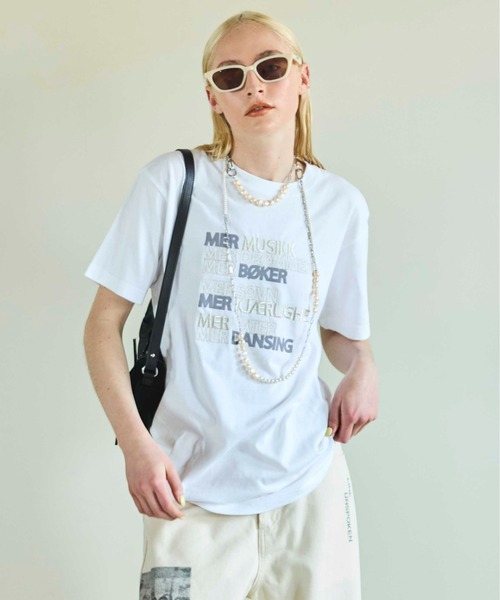 tシャツ LOVE LIFF Embroidery T-shirt/LOVE LIFFエンブロイダリーTシャツ「MAISON SPECIAL/メゾンス