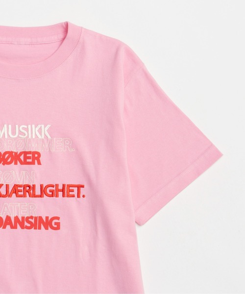 MAISON SPECIAL（メゾンスペシャル） tシャツ LOVE LIFF Embroidery T