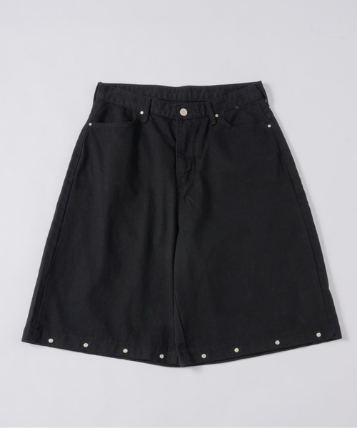 musubore スタッヅバミューダパンツ musubore ジーンズ デニム デニムパンツ 「 select 」studs