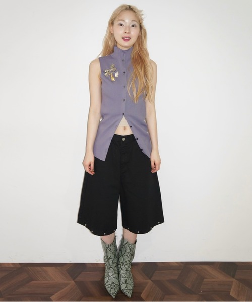 musubore デニムパンツ musubore ジーンズ デニム デニムパンツ 「 select 」studs