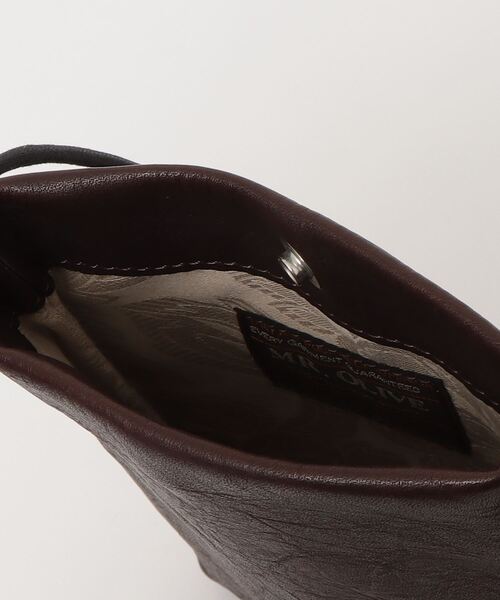 MR. OLIVE ブラウン ショルダーバッグ MR. OLIVE ブラウン ショルダーバッグ