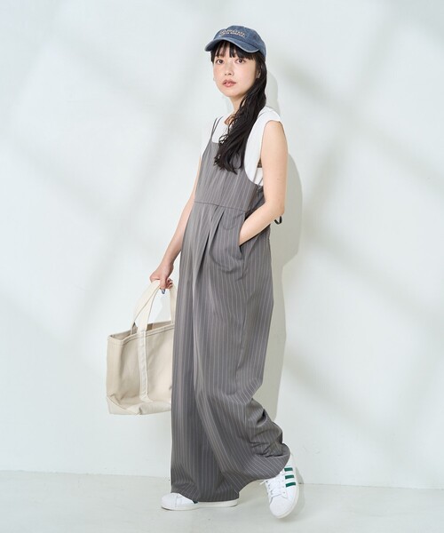 メーカー直売 - 人気ランキング FREAK'S STORE 「接触冷感/UVカット オーバーオール サロペット サロペット・オーバーオール・オールインワン