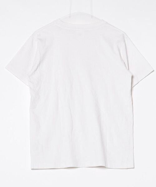 「Champion」 ワンポイント半袖Tシャツ M ホワイト メンズ