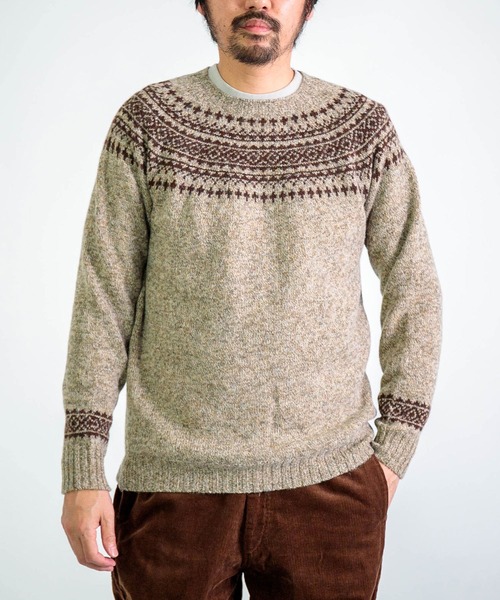 Nor'easterly（ノアイースターリー） セーター ニット CREW 2TONE