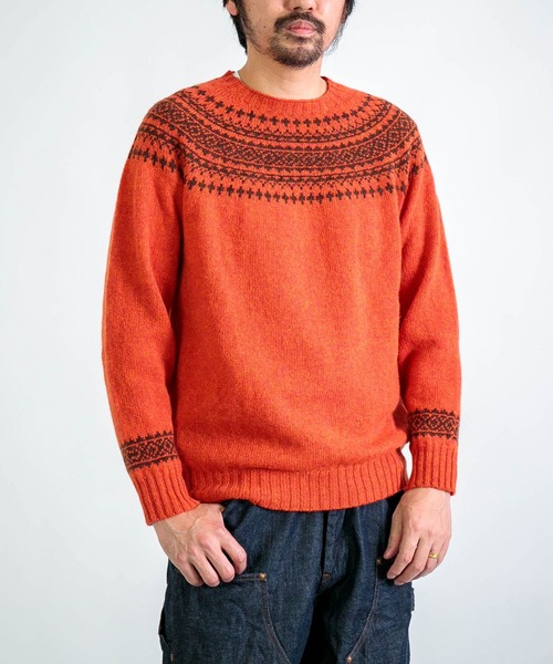 Nor'easterly（ノアイースターリー） セーター ニット CREW 2TONE