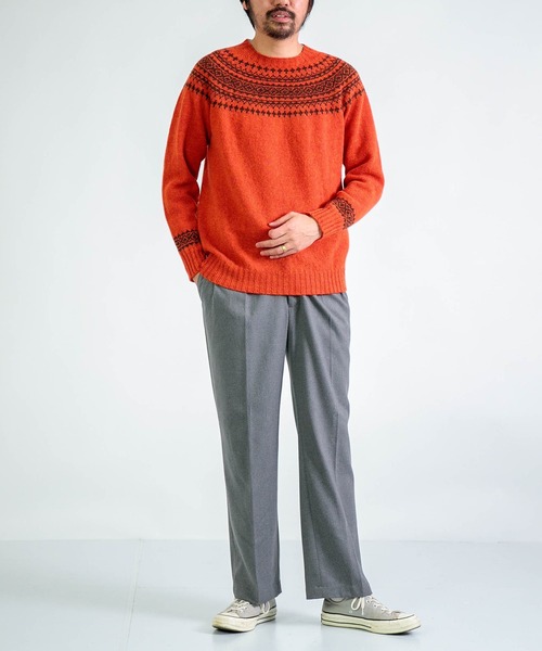 Nor'easterly（ノアイースターリー） セーター ニット CREW 2TONE