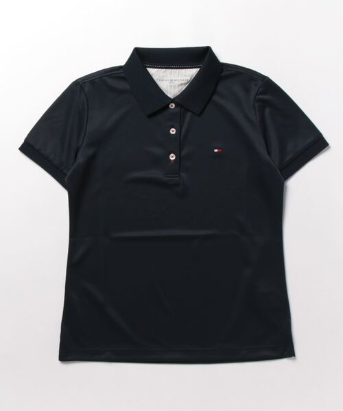 [TOMMY HILFIGER GOLF] рубашка-поло с коротким рукавом S белый женский 