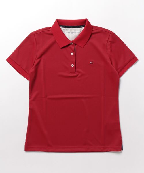 [TOMMY HILFIGER GOLF] рубашка-поло с коротким рукавом S белый женский 