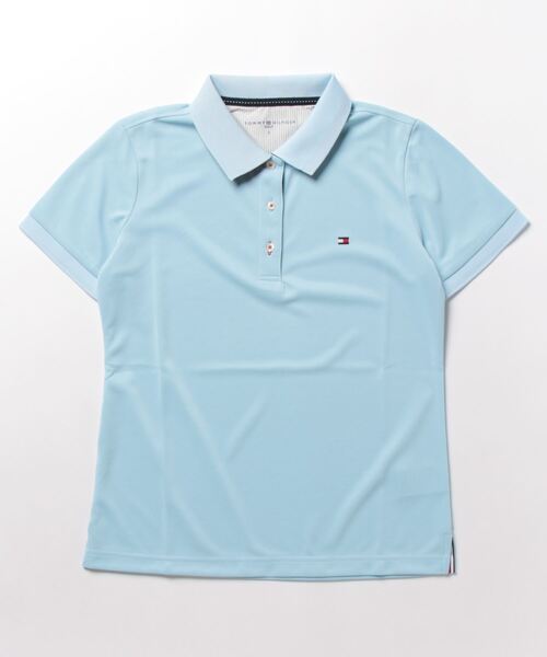 [TOMMY HILFIGER GOLF] рубашка-поло с коротким рукавом S белый женский 