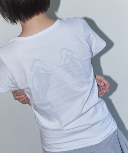 tシャツ FANCY CLUB/ファンシークラブ Rebirth Of Heaven Crop Tee Tシャツ レディース