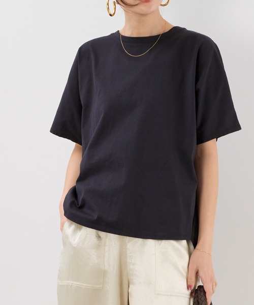 tシャツ ルーズドルマンスリーブT-shirt レディース