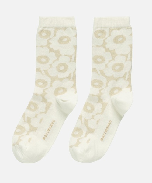 【marimekko】ロゴ ソックス（レディース） Puikea Unikko Logo ソックス | Maija Isola | Marimekko