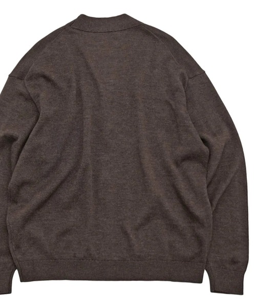 ATON（エイトン） カーディガン 「ATON」WOOL WASHI OVERSIZED