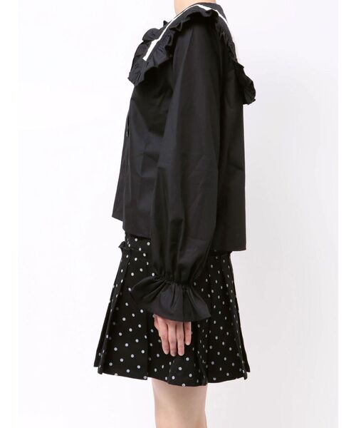 merry jenny（メリージェニー） ブラウス シャツ ribbonフリルカラー