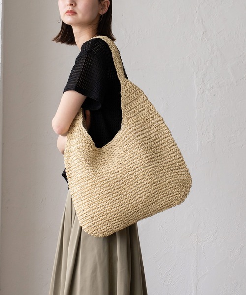 「VitaFelice」 かごバッグ FREE ダークベージュ レディース_画像5