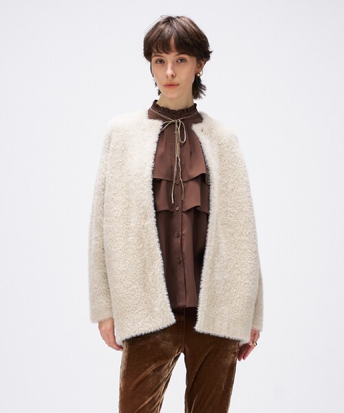 エンジェルヤーン カーディガン ジャケット エンジェルヤーン カーディガン ジャケット エンジェルヤーン