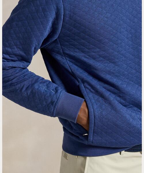 RLX トレーナー スウェット キルテッド ダブルニット クルーネック