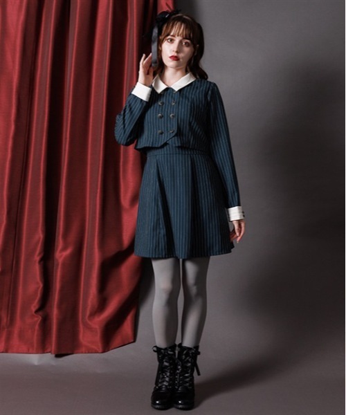 axes femme（アクシーズ ファム） ワンピース バイカラーサック
