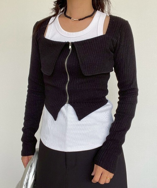 AMAIL（アマイル） ポロシャツ ポロ Zip Lady Top レディース